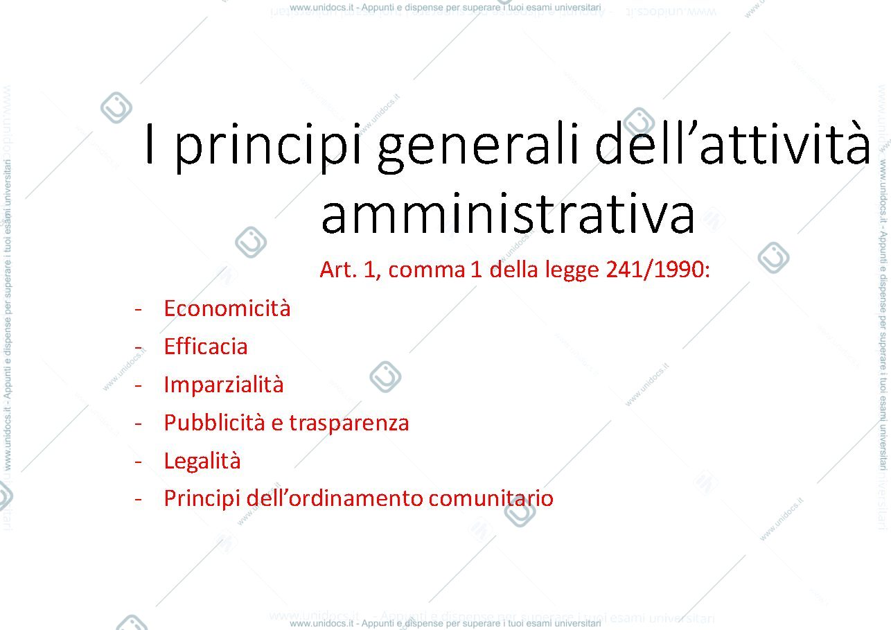 Anteprima pagina 2 — Principi generali attività amministrativa