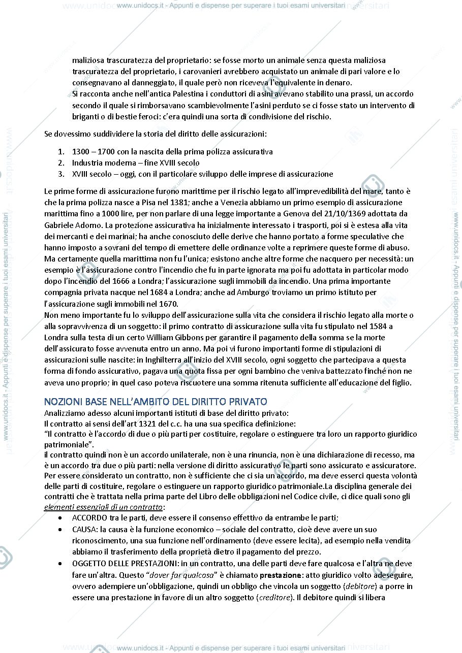 Anteprima pagina 2 — Diritto assicurativo 