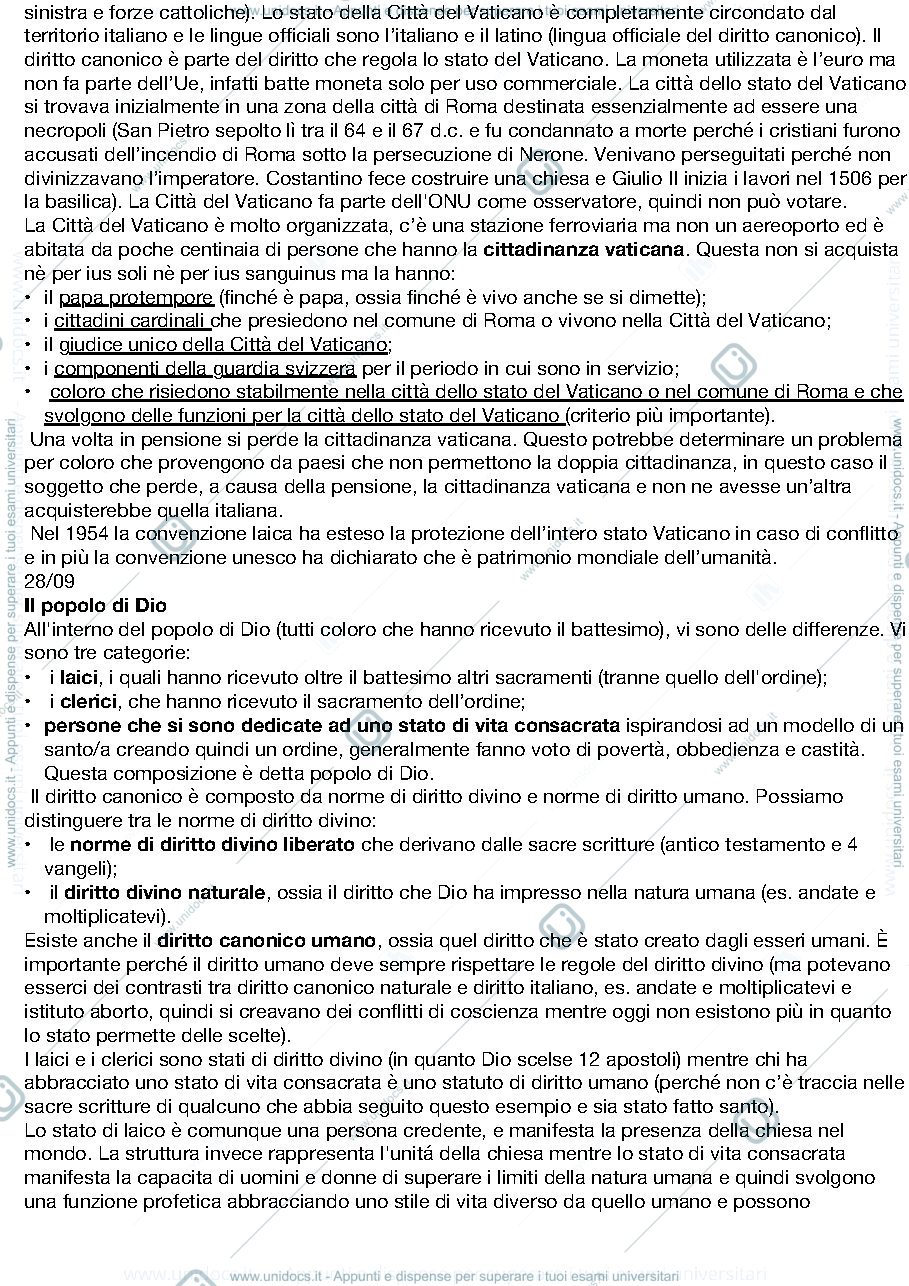 Anteprima pagina 2 — Dispensa diritto canonico 