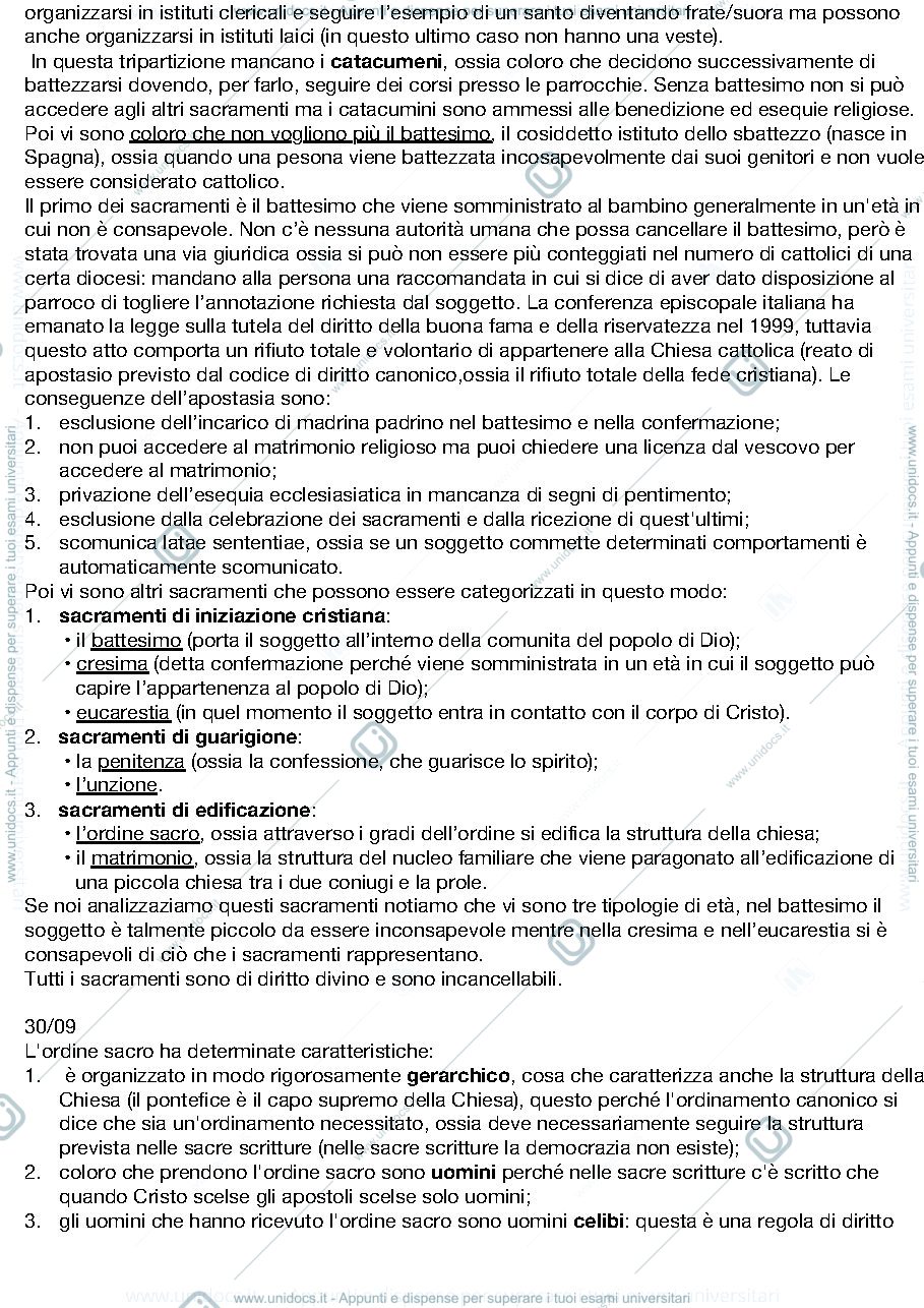 Anteprima pagina 3 — Dispensa diritto canonico 
