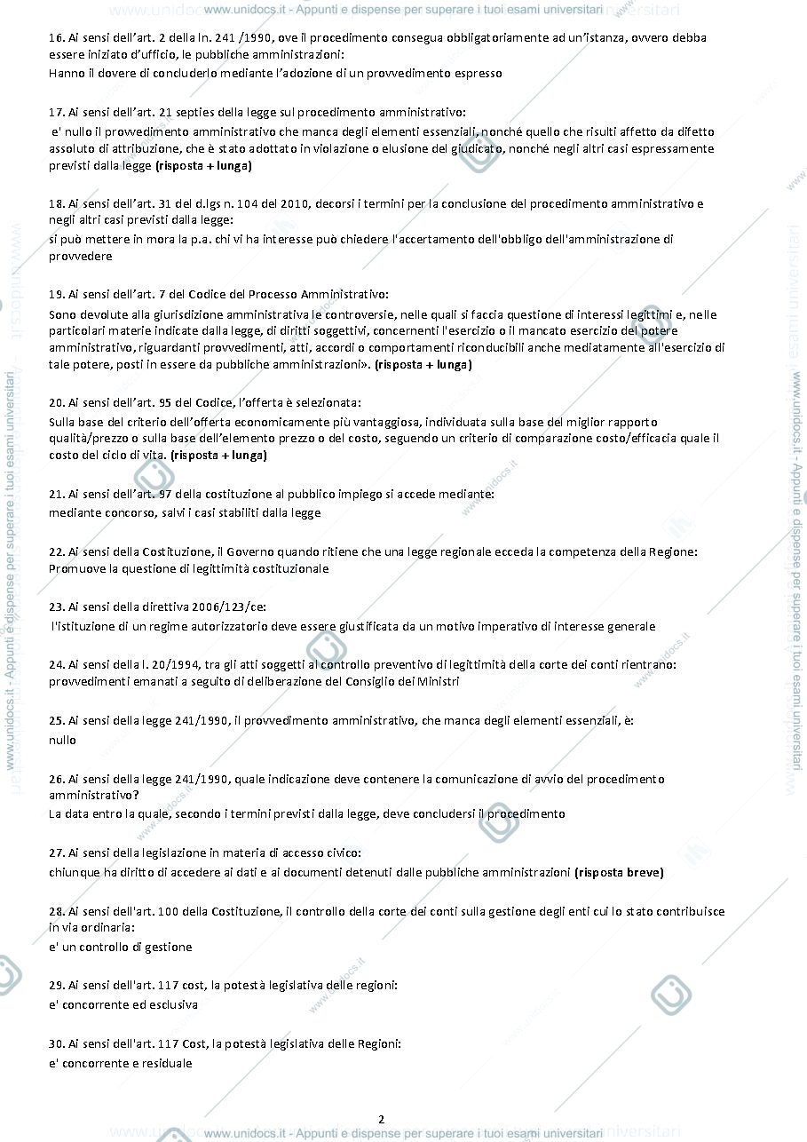 Anteprima pagina 2 — Pegaso - Diritto Amministrativo