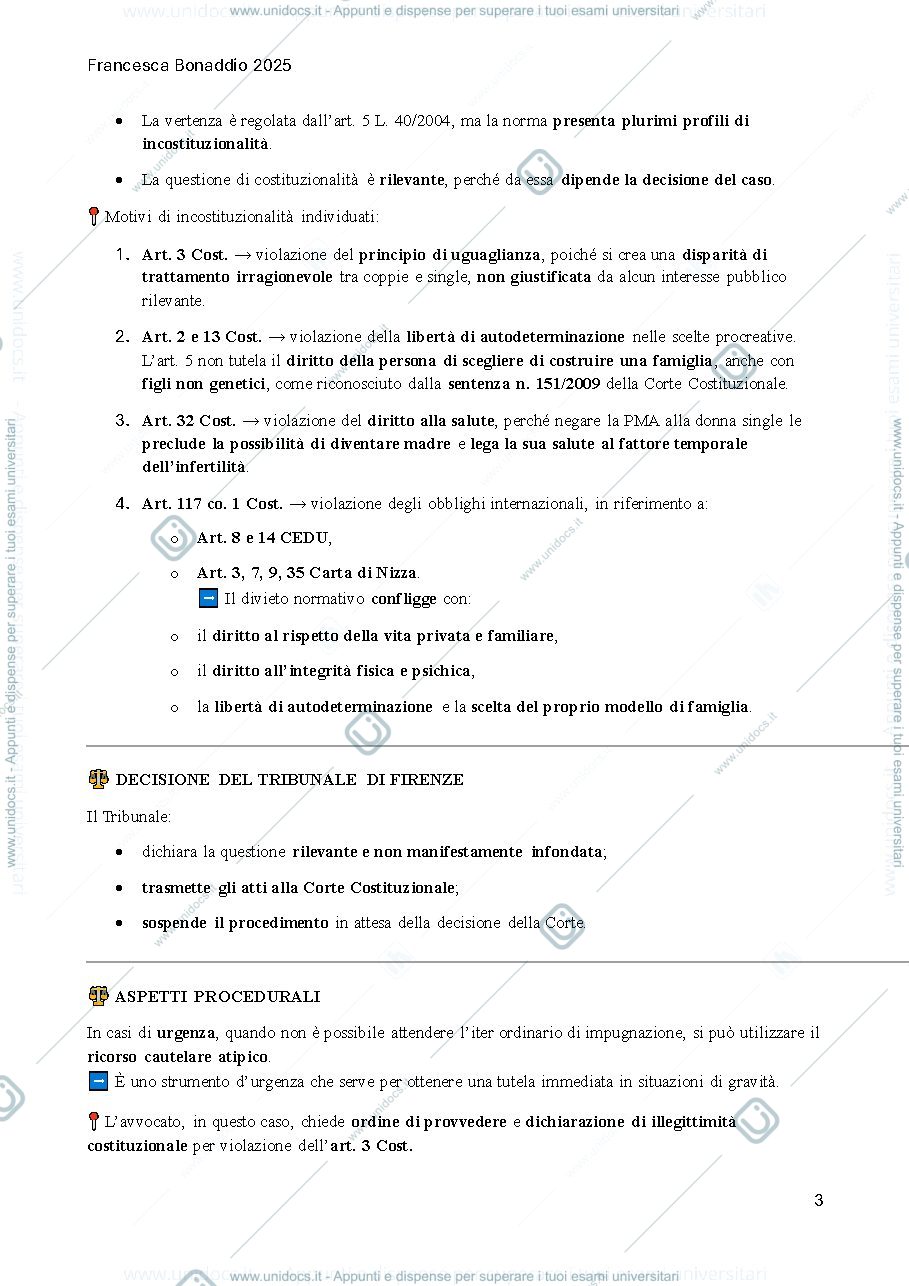 Anteprima pagina 3 — diritto di famiglia schema