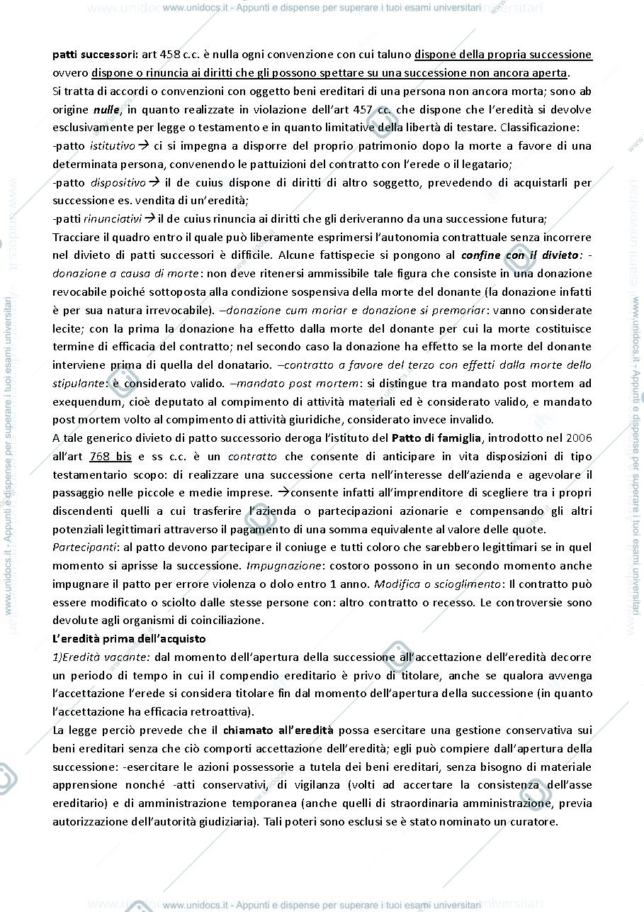 Anteprima pagina 2 — Le successioni