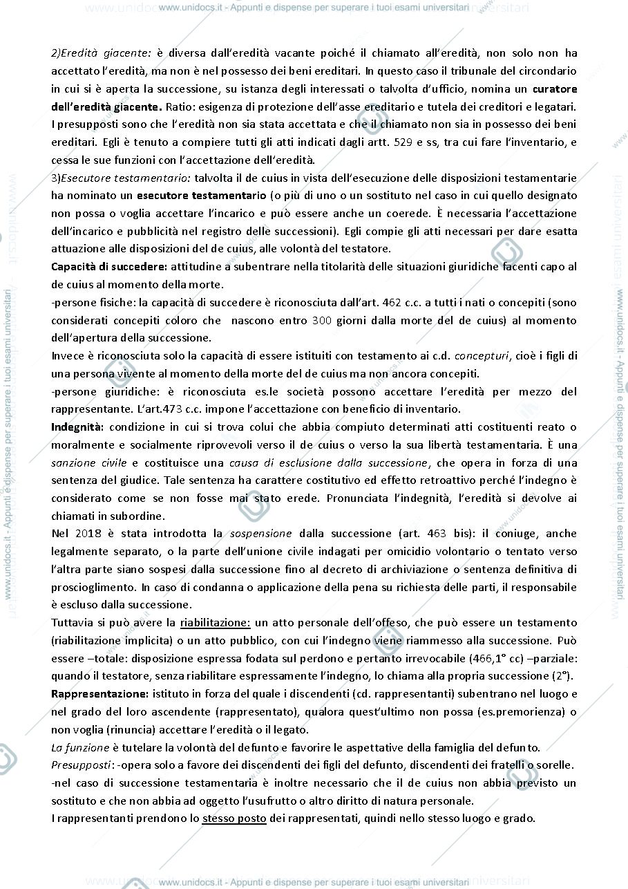 Anteprima pagina 3 — Le successioni