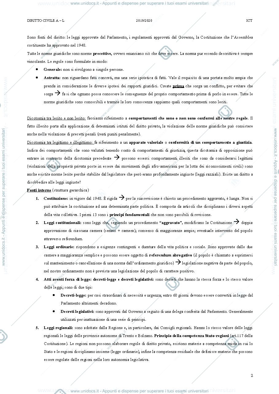 Anteprima pagina 2 — Diritto civile AL