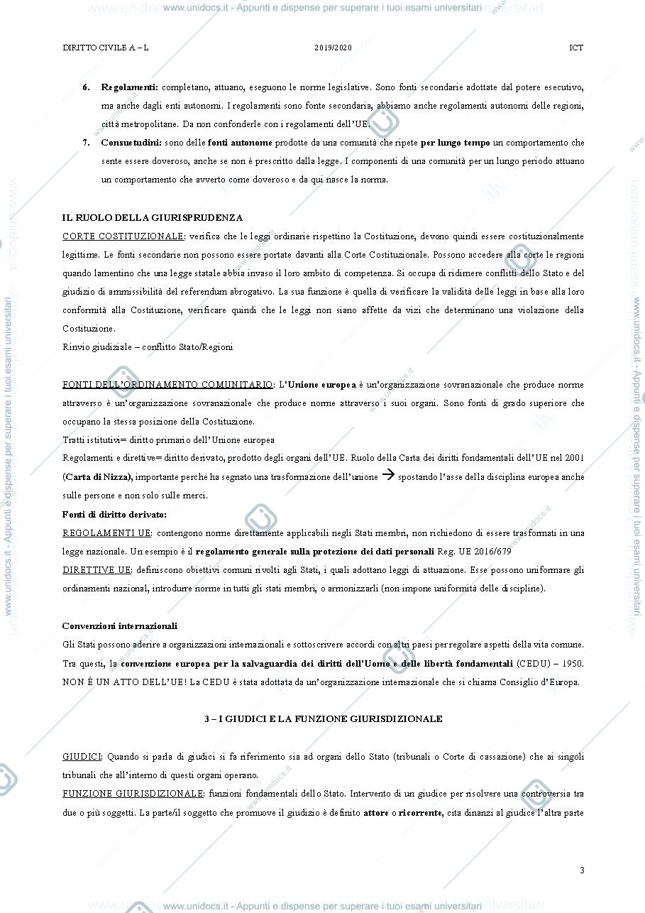 Anteprima pagina 3 — Diritto civile AL