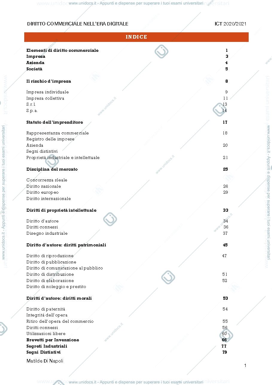 Anteprima pagina 2 — ELEMENTI DI DIRITTO COMMERCIALE NELL'ERA DIGITALE