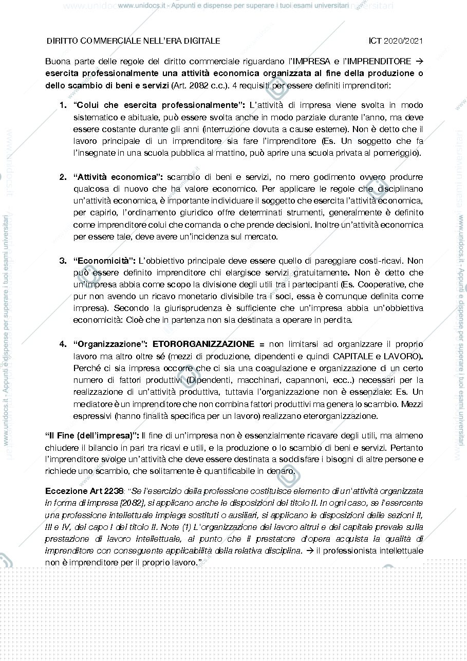 Anteprima pagina 4 — ELEMENTI DI DIRITTO COMMERCIALE NELL'ERA DIGITALE