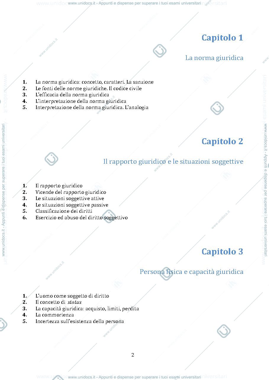 Anteprima pagina 2 — diritto Civile