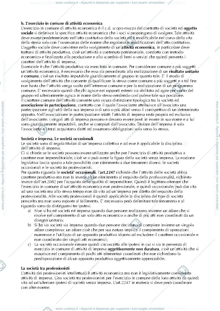Anteprima pagina 3 — Appunti diritto commerciale 