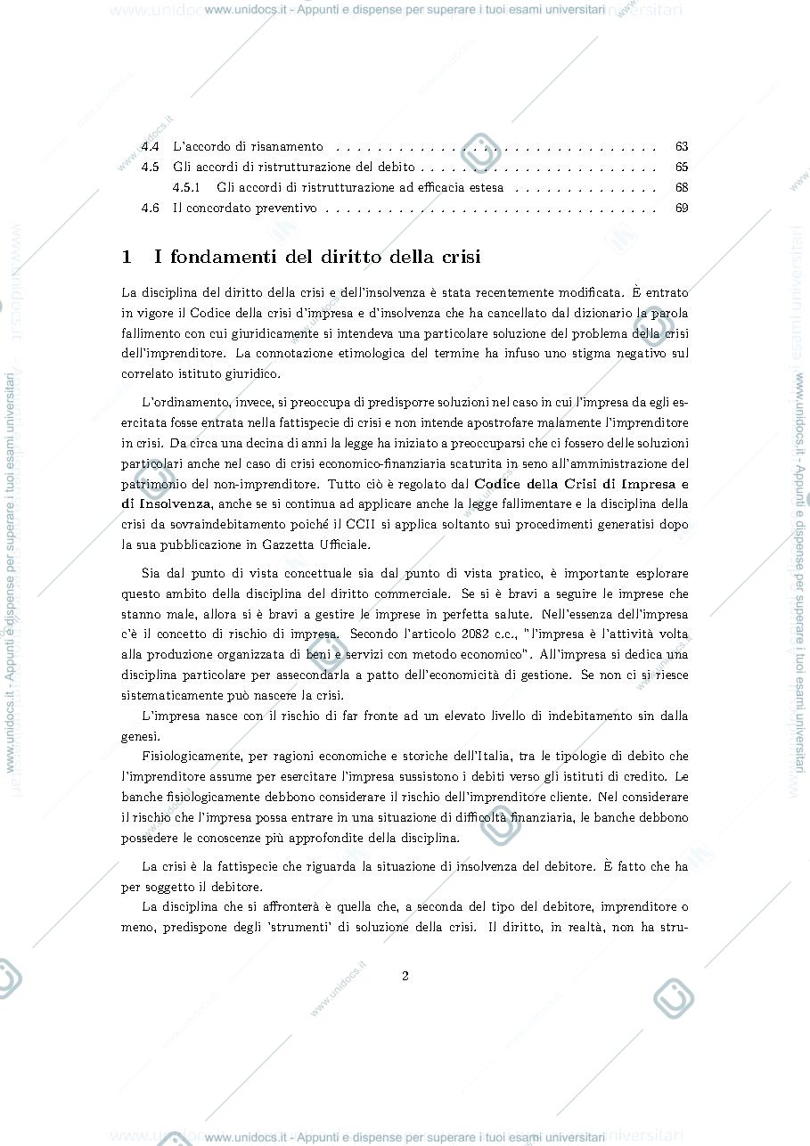 Anteprima pagina 2 — Diritto della crisi 