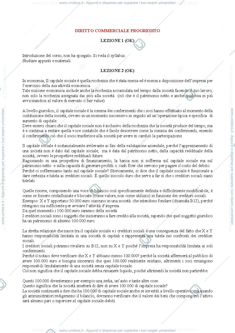 Anteprima pagina 1 — APPUNTI AULA
