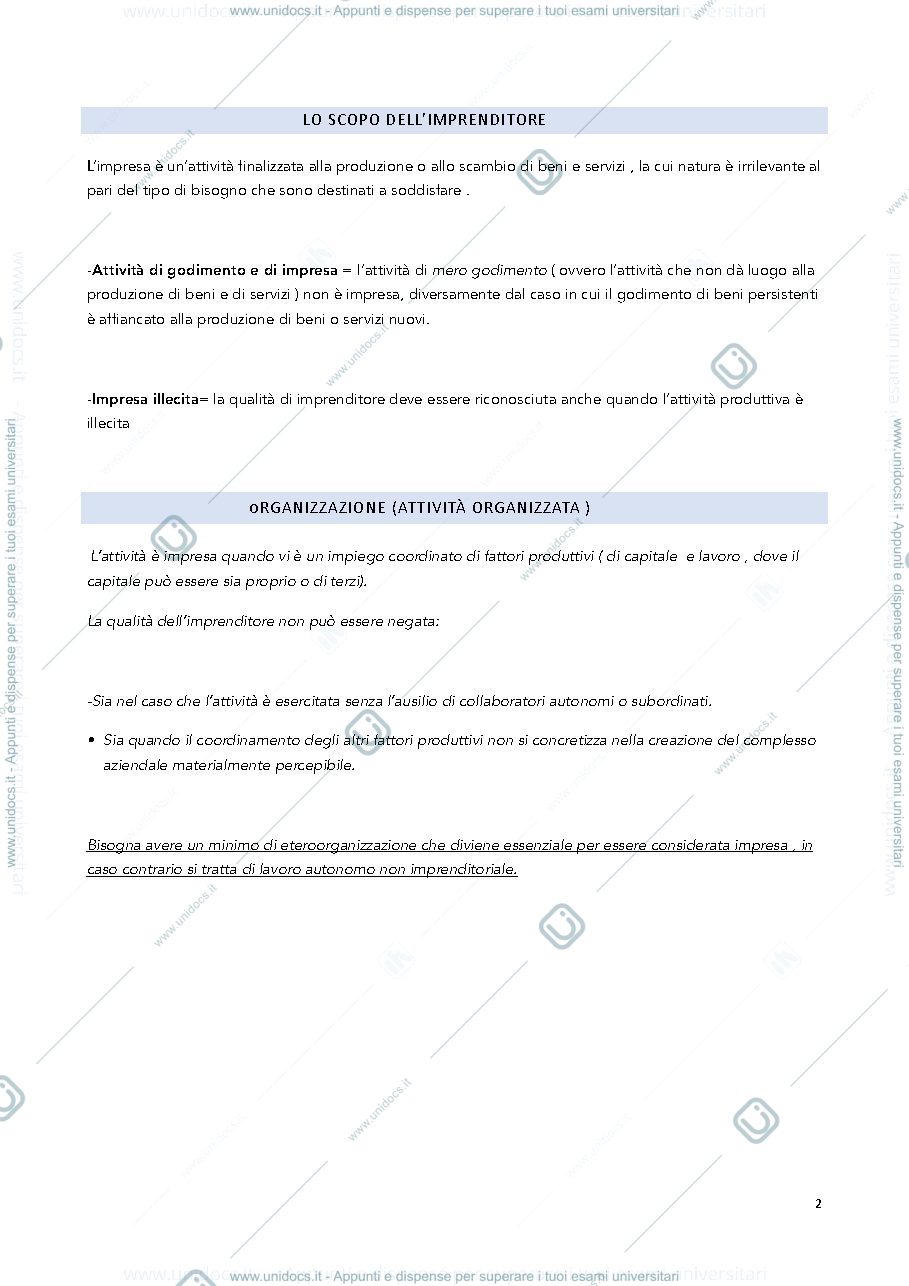Anteprima pagina 2 — DIRITTO COMMERCIALE E DELLA NAVIGAZIONE 