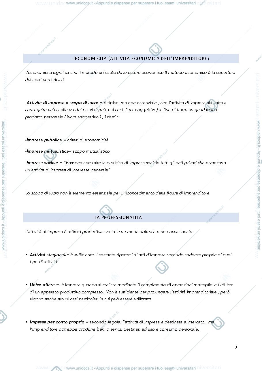 Anteprima pagina 3 — DIRITTO COMMERCIALE E DELLA NAVIGAZIONE 