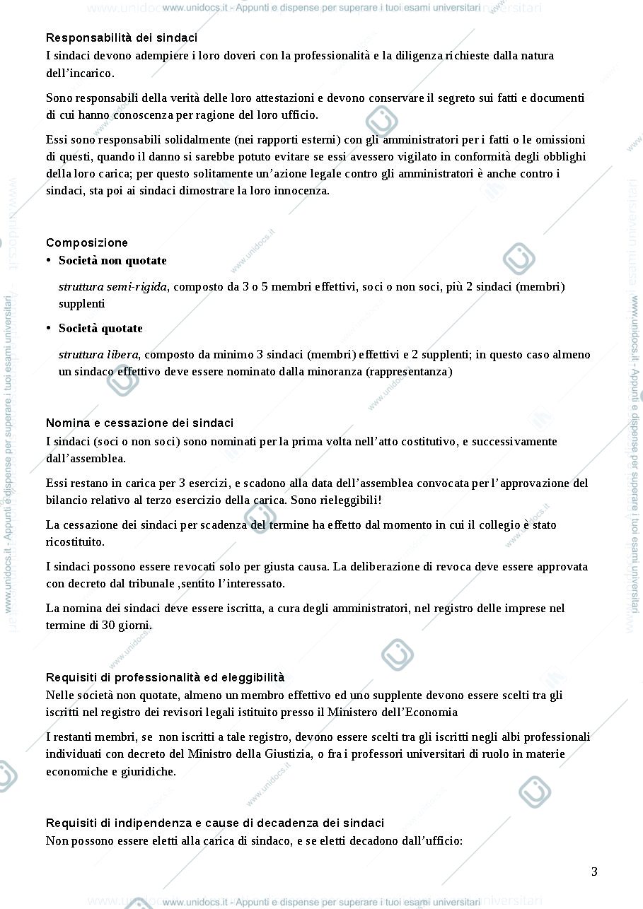 Anteprima pagina 3 — Appunti terzo esonero Diritto commerciale