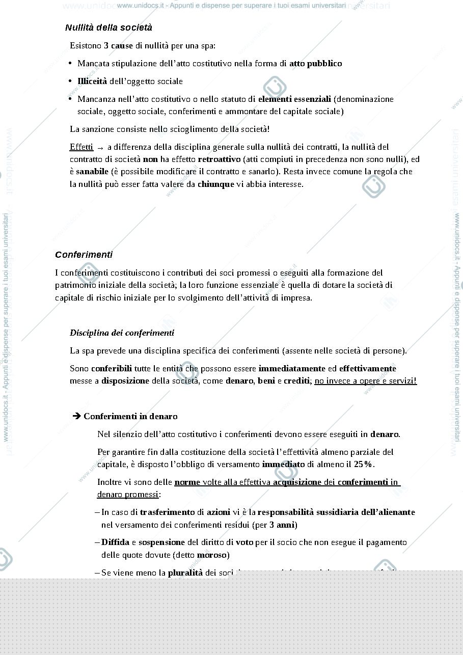 Anteprima pagina 3 — Appunti secondo esonero Diritto commerciale