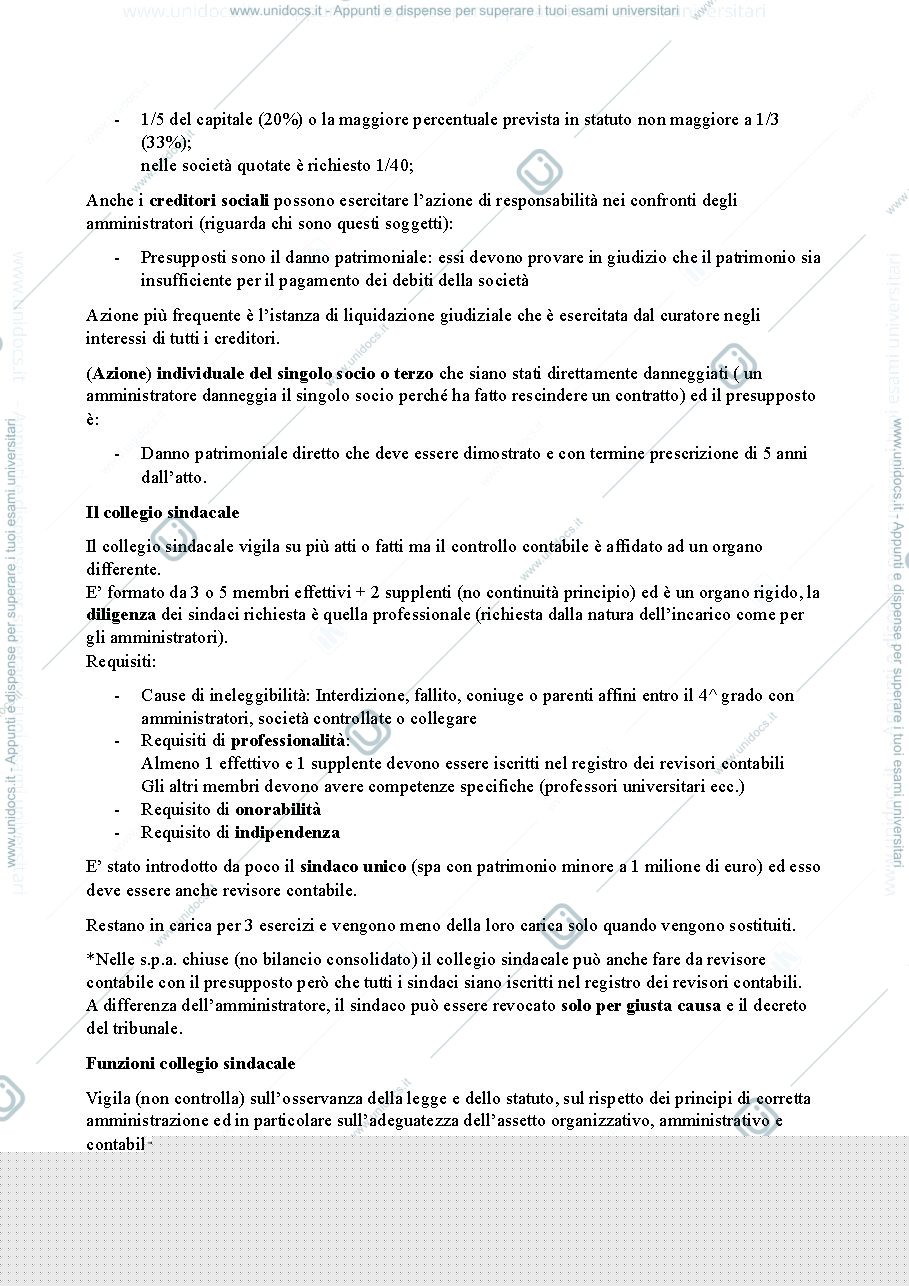 Anteprima pagina 3 — Appunti diritto commerciale società