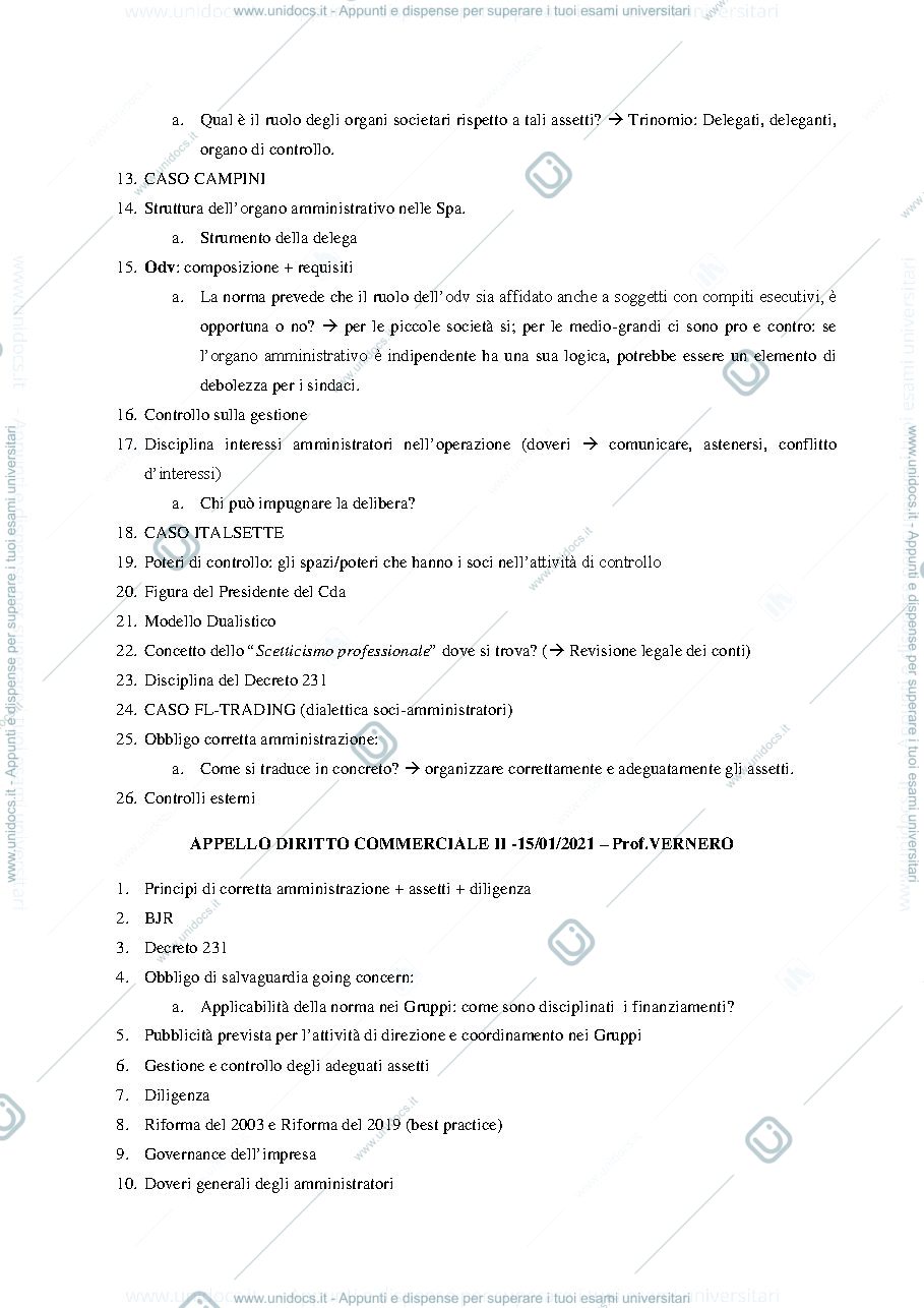 Anteprima pagina 2 — Domande d'esame