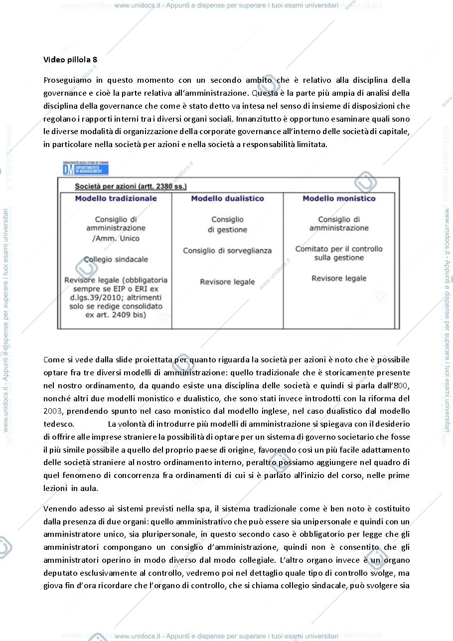 Anteprima pagina 1 — sbobinature videopillole