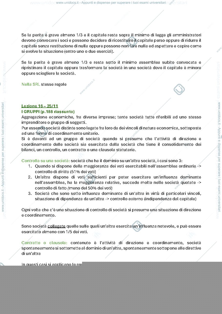 Anteprima pagina 2 — appunti diritto commerciale II
