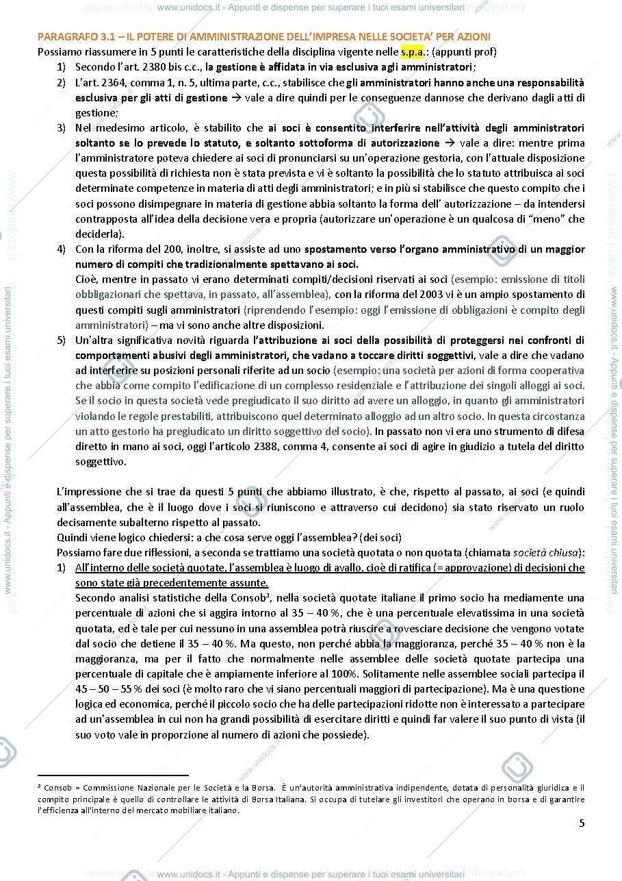 Anteprima pagina 5 — Diritto commerciale II