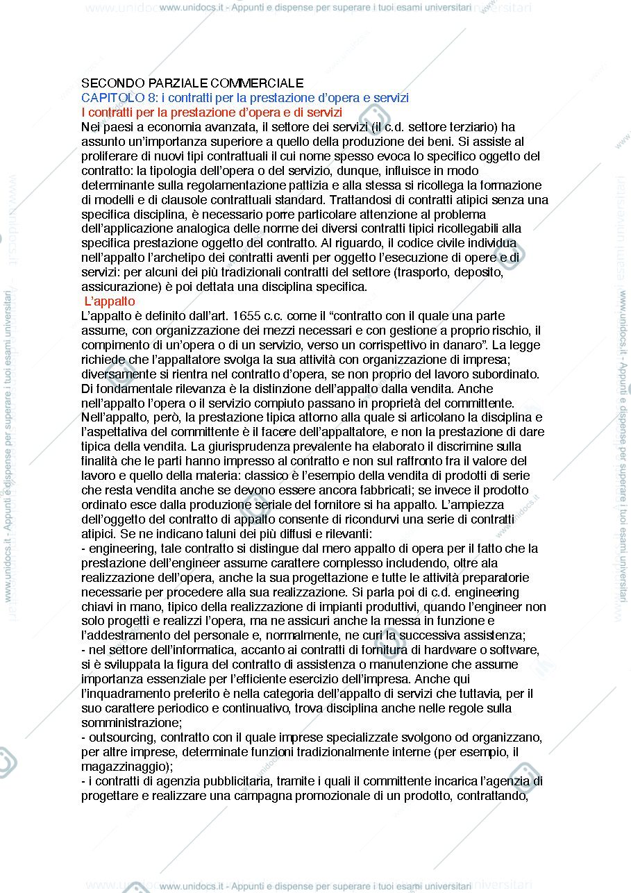 Anteprima pagina 1 — diritto commerciale