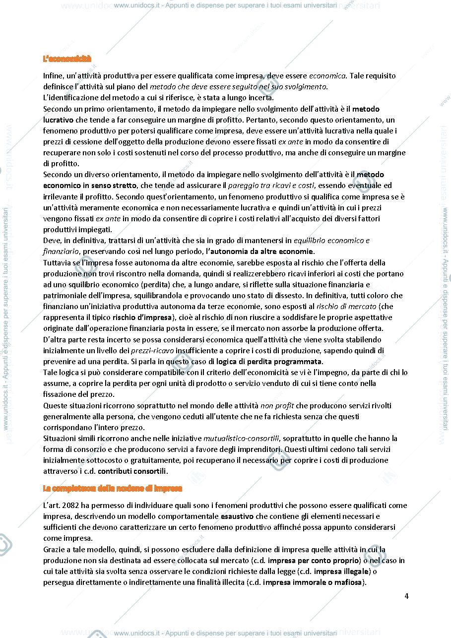 Anteprima pagina 5 — Riassunti diritto commerciale contratti 