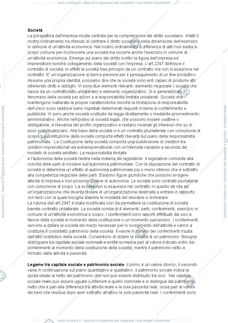 Anteprima pagina 1 — Società 