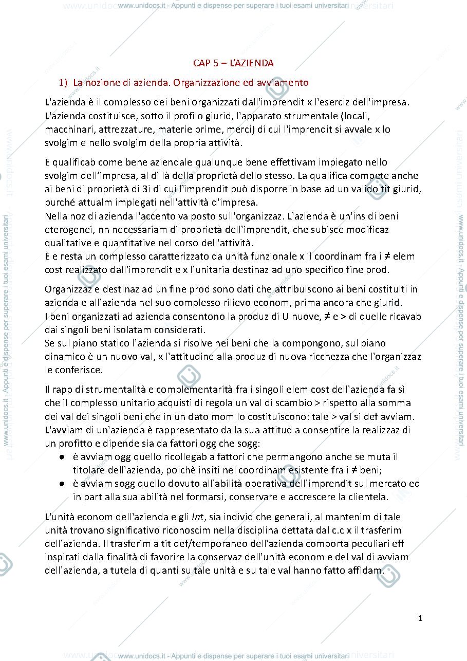 Anteprima pagina 1 — CAP 5 - AZIENDA (campobasso volume unico)
