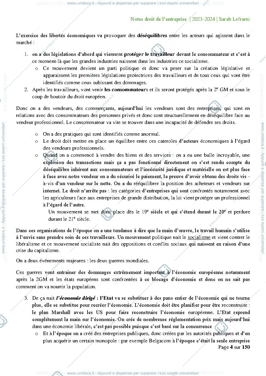 Anteprima pagina 4 — Droit de l'entreprise 