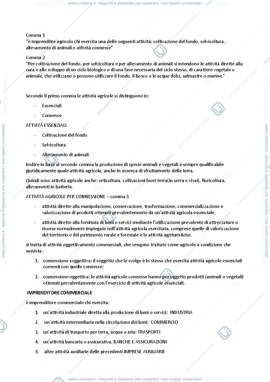Anteprima pagina 4 — diritto commerciale - primo parziale