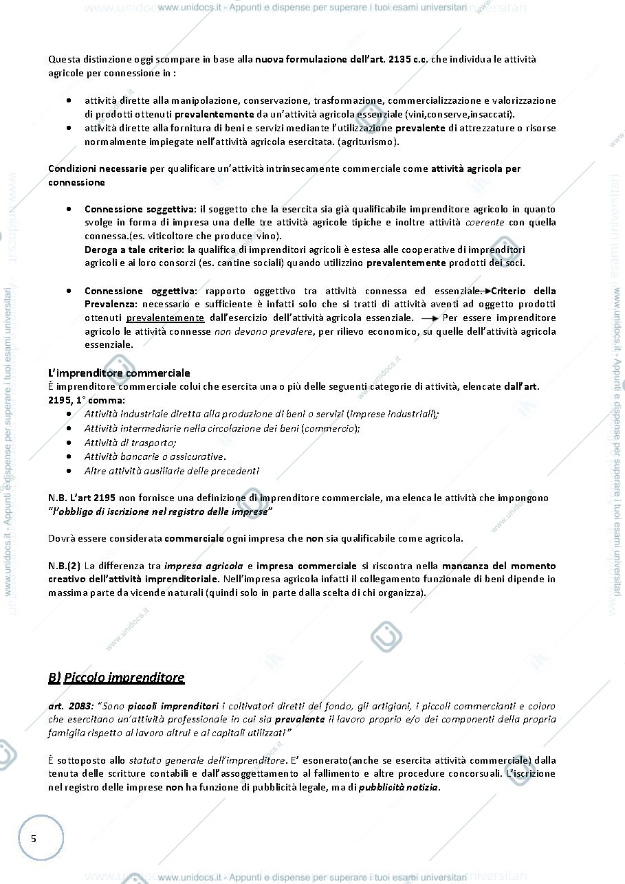 Anteprima pagina 5 — Diritto commerciale 