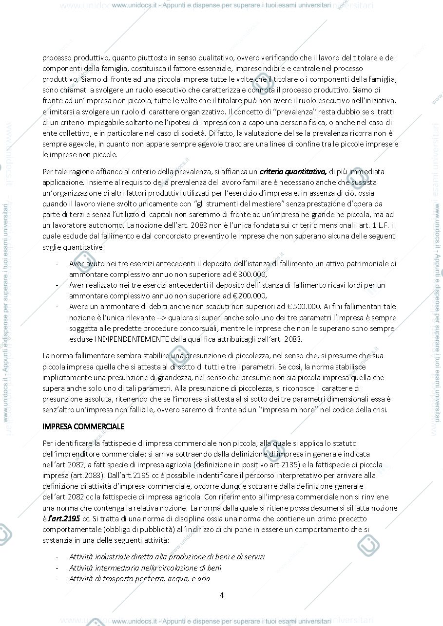 Anteprima pagina 4 — Diritto  commerciale 