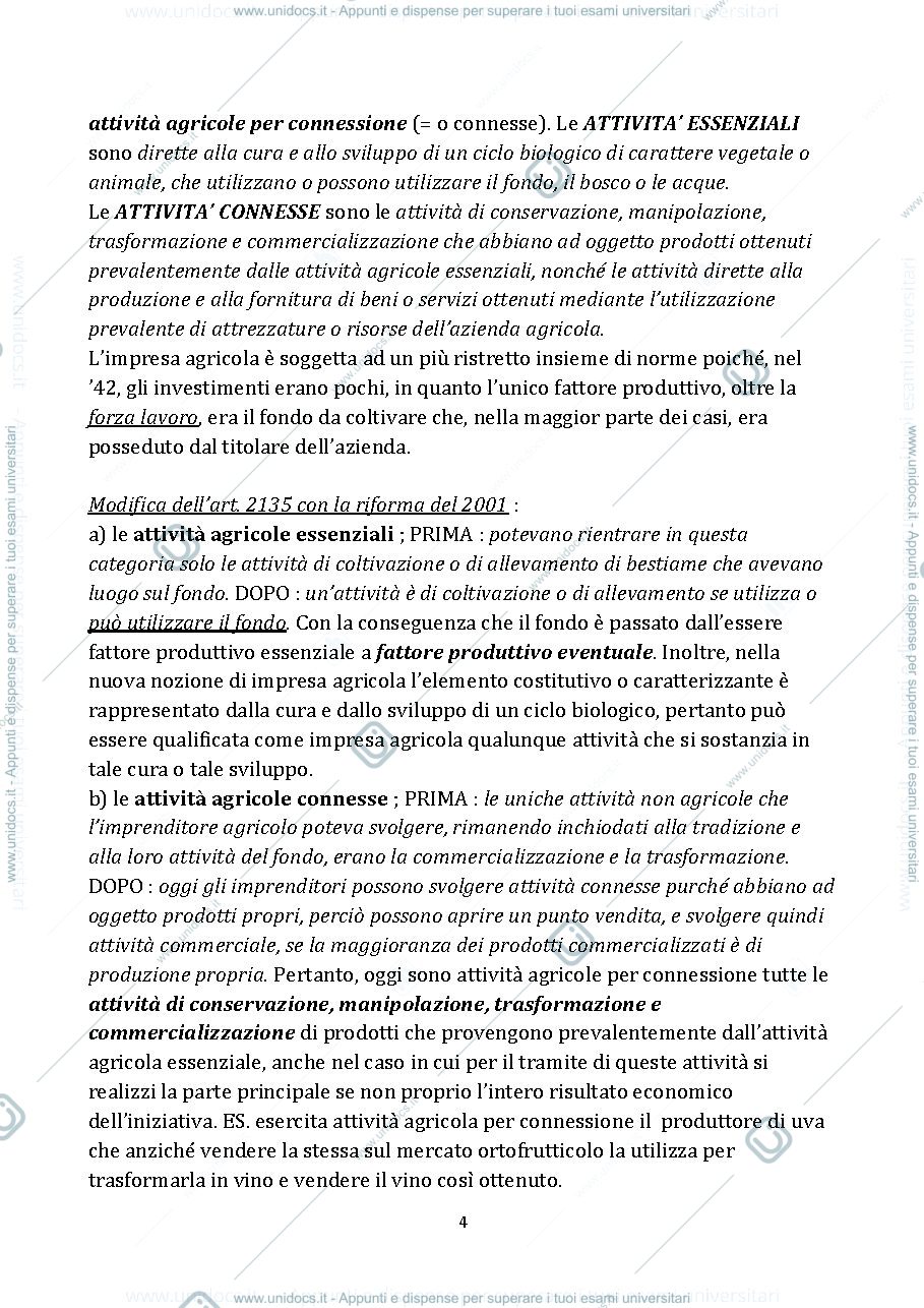Anteprima pagina 4 — Appunti diritto commerciale con integrazione libro