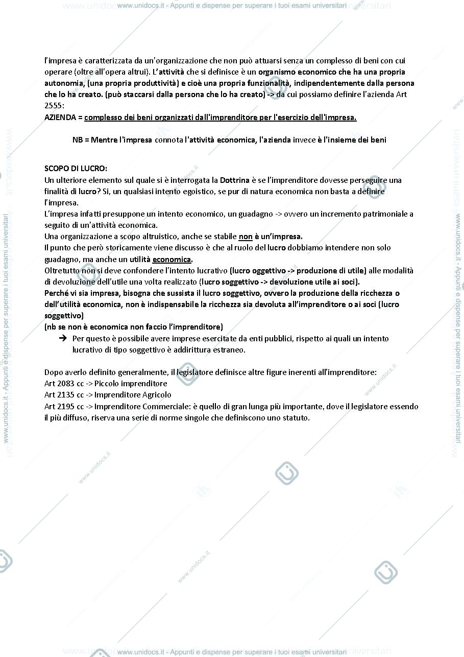 Anteprima pagina 3 — Riassunti DIRITTO COMMERCIALE