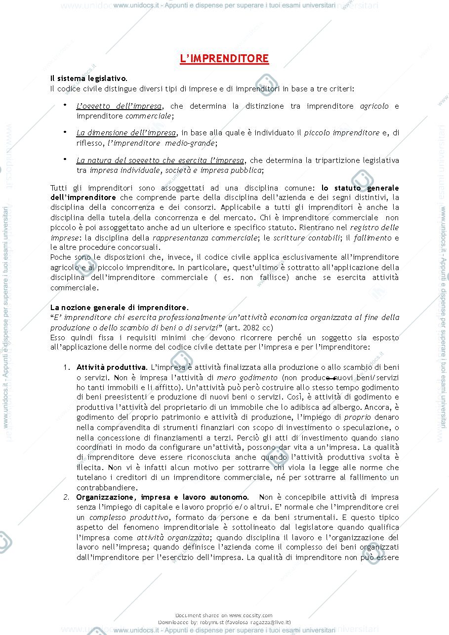 Anteprima pagina 3 — Diritto commerciale 