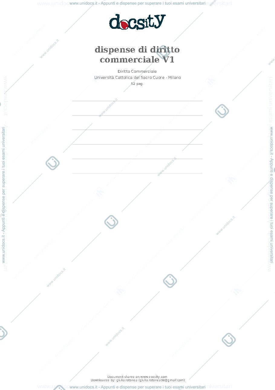 Anteprima pagina 1 — commerciale per ripasso