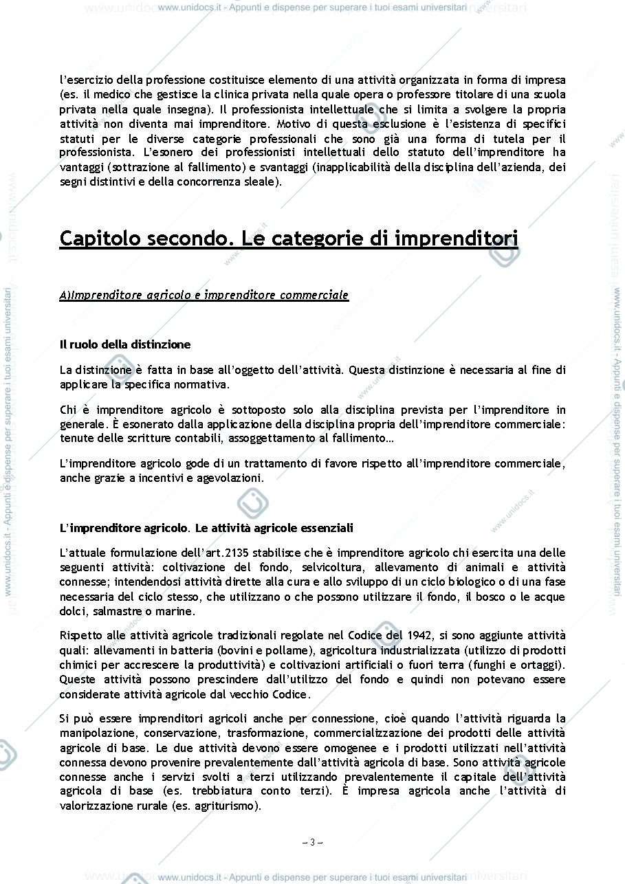 Anteprima pagina 3 — Riassunto Diritto Commerciale