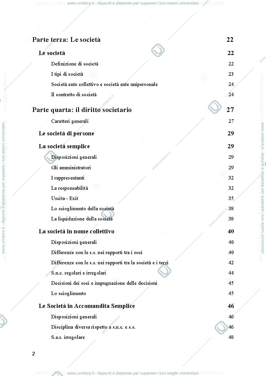 Anteprima pagina 2 — Appunti diritto commerciale