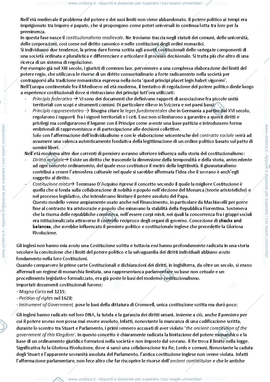 Anteprima pagina 4 — Diritto Comparato pubblico 