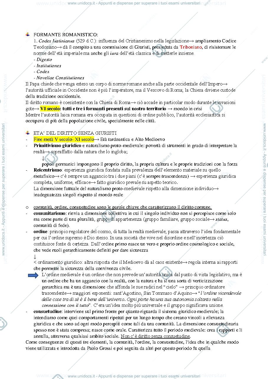 Anteprima pagina 3 — Appunti diritto comune 2020