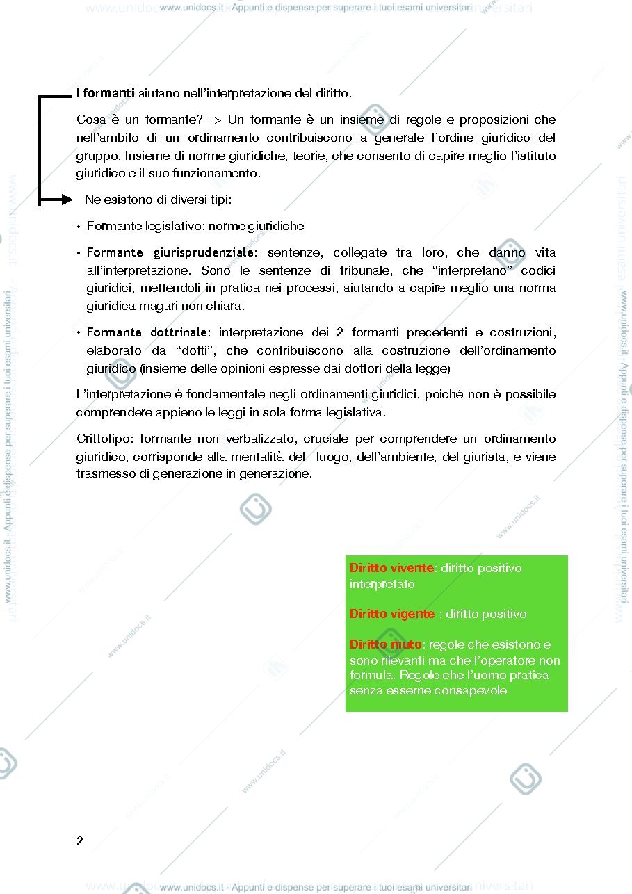 Anteprima pagina 2 — Appunti Esame diritto costituzionale e comparato  (I parziale)
