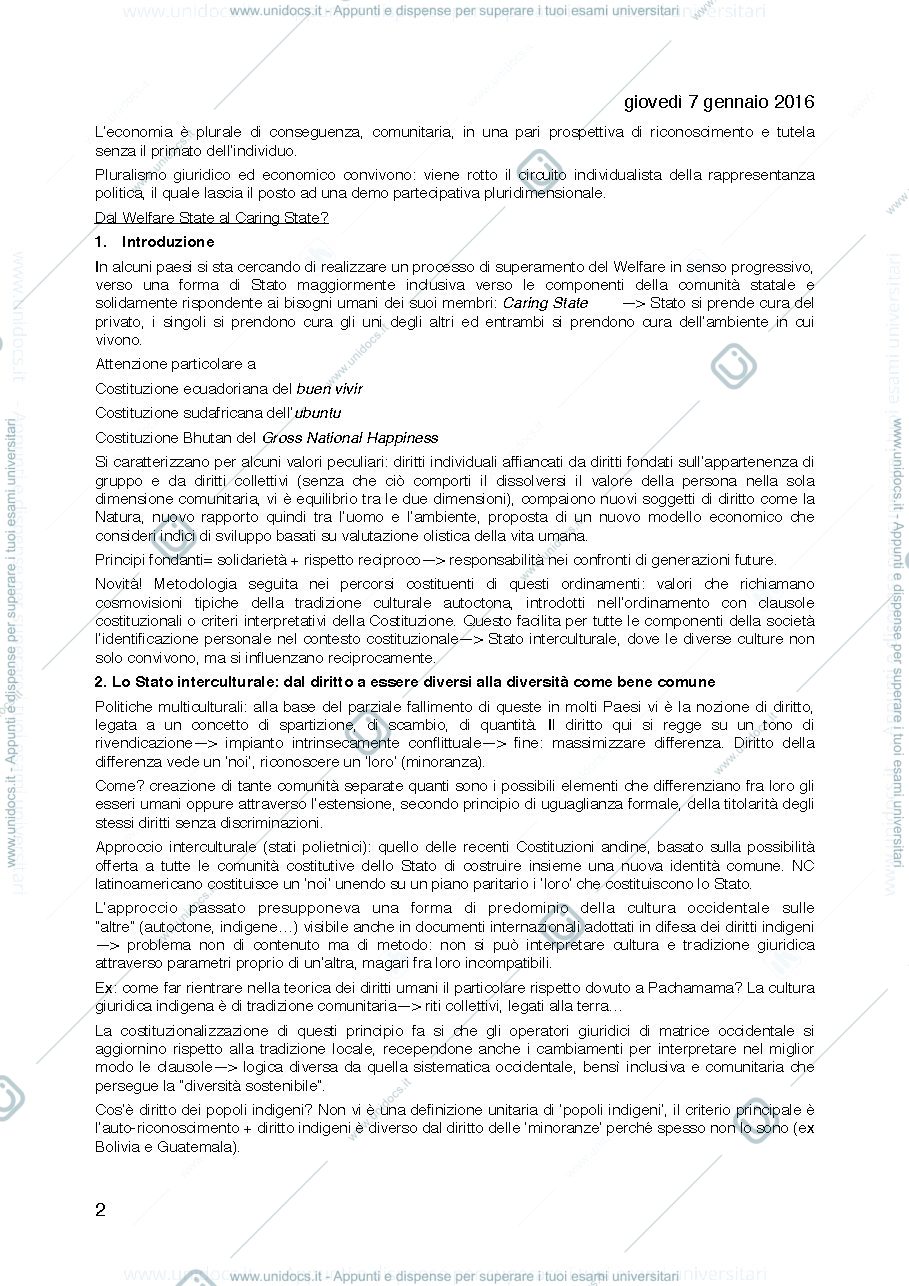 Anteprima pagina 2 — Dallo Stato del bien estar allo Stato del buen vivir