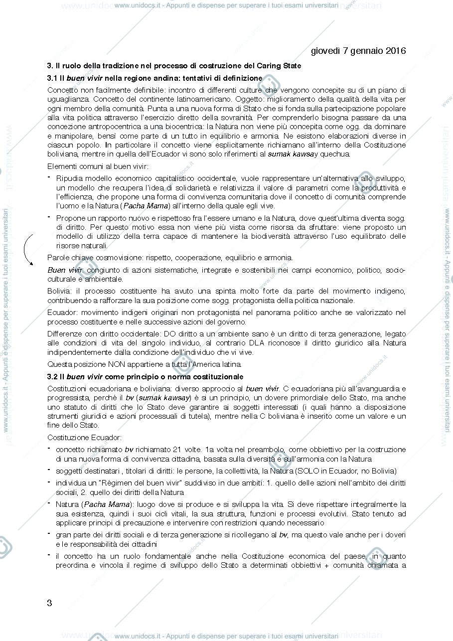 Anteprima pagina 3 — Dallo Stato del bien estar allo Stato del buen vivir