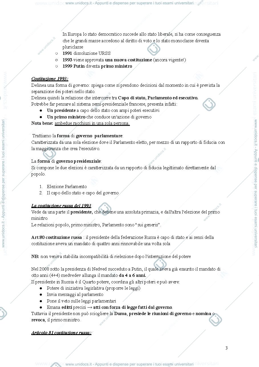 Anteprima pagina 4 — Diritto costituzionale comparato ed Europeo 