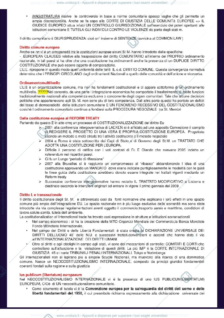 Anteprima pagina 3 — Schemi COSTITUZIONALE COMPARATO