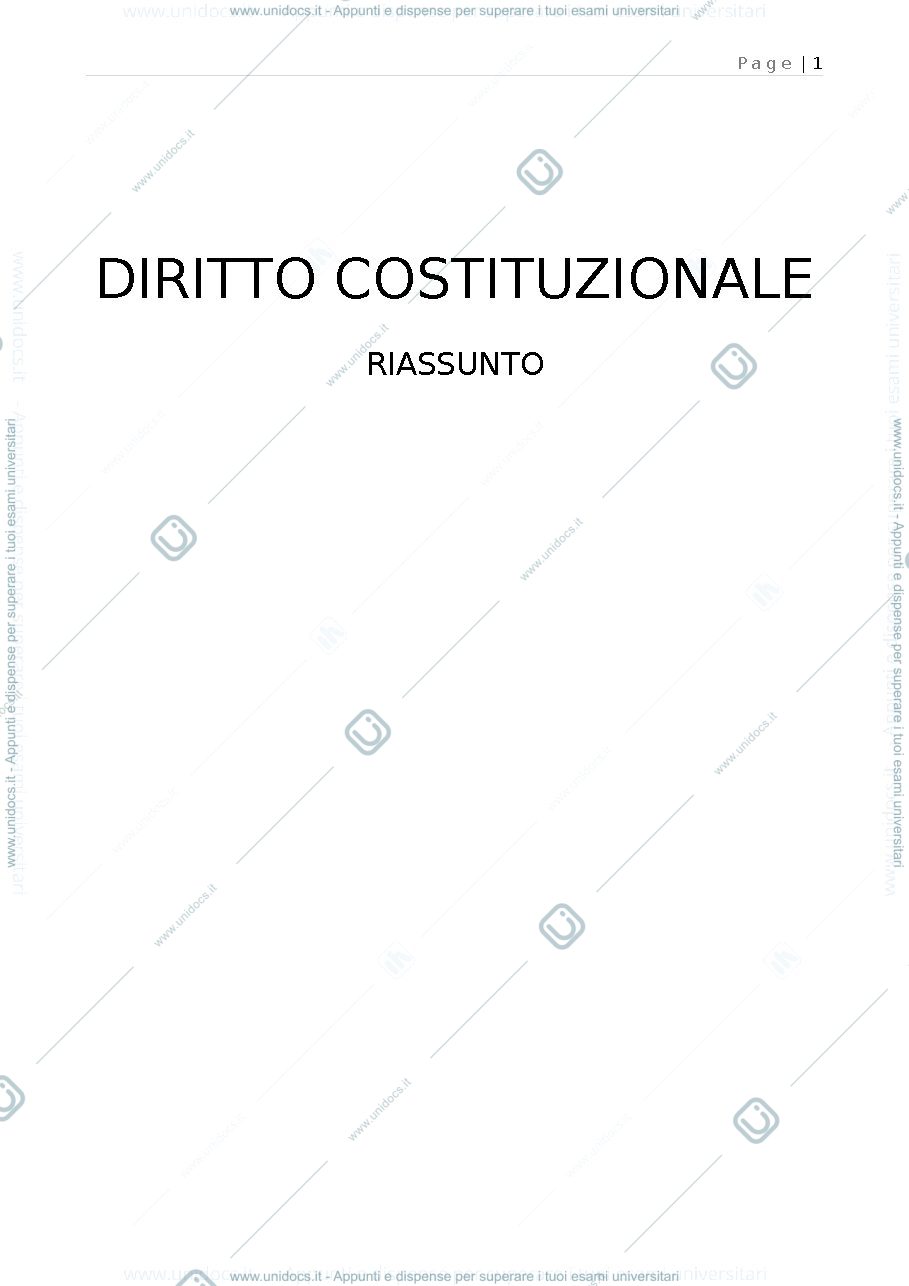 Anteprima pagina 1 — costituzionale