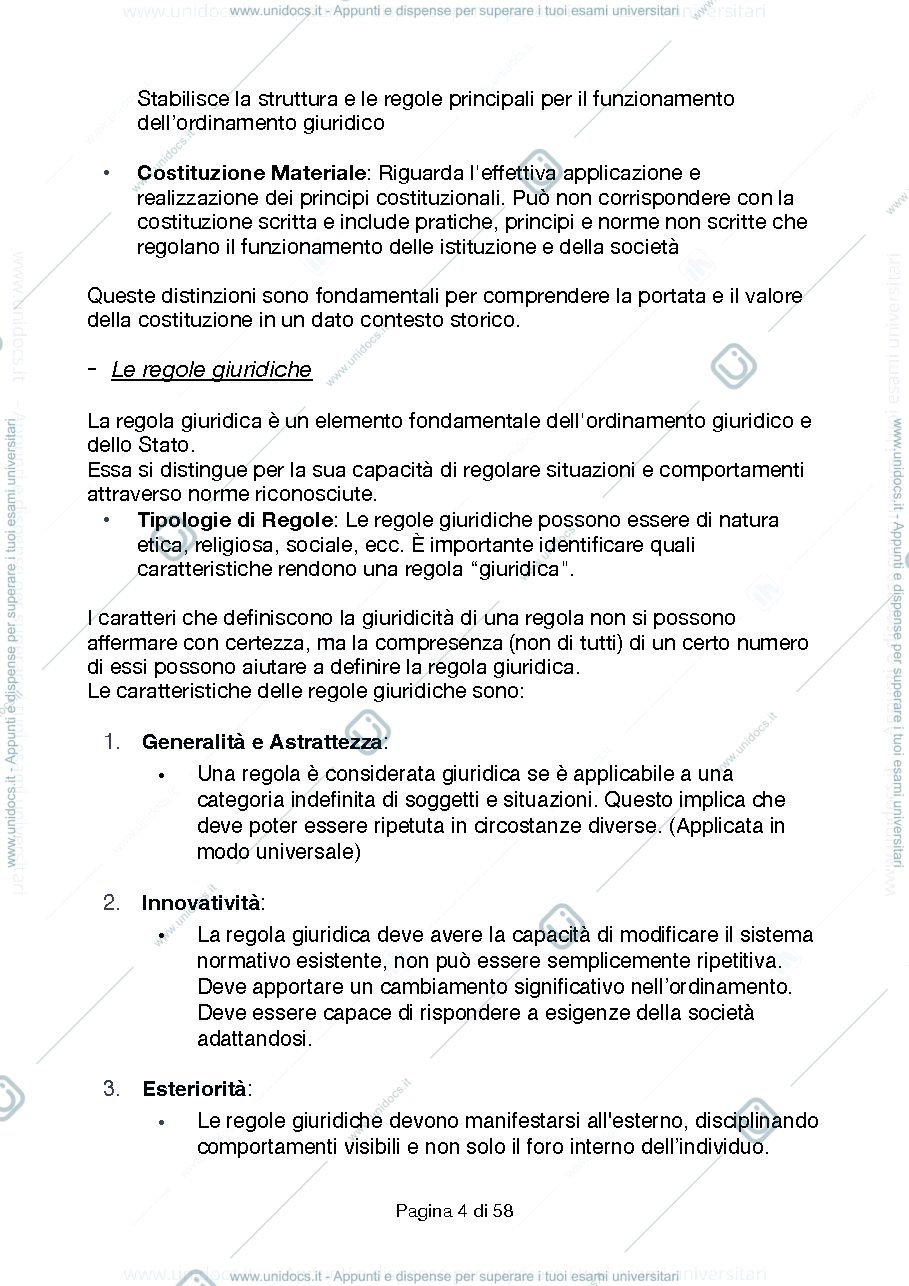 Anteprima pagina 4 — diritto cost