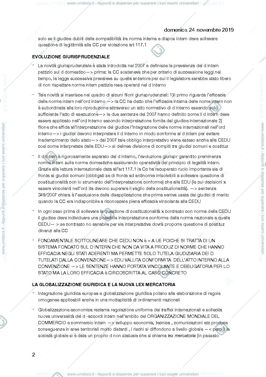 Anteprima pagina 2 — DIRITTO COSTITUZIONALE II