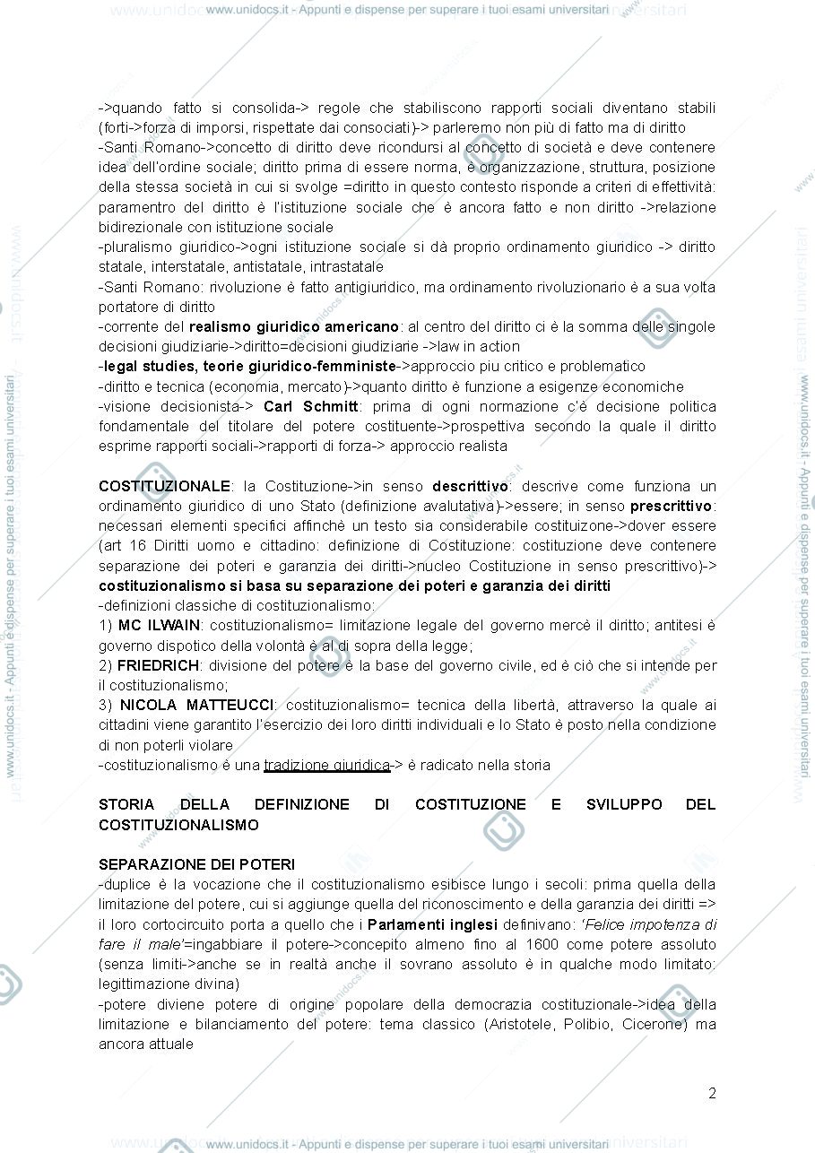 Anteprima pagina 2 — Diritto costituzionale II